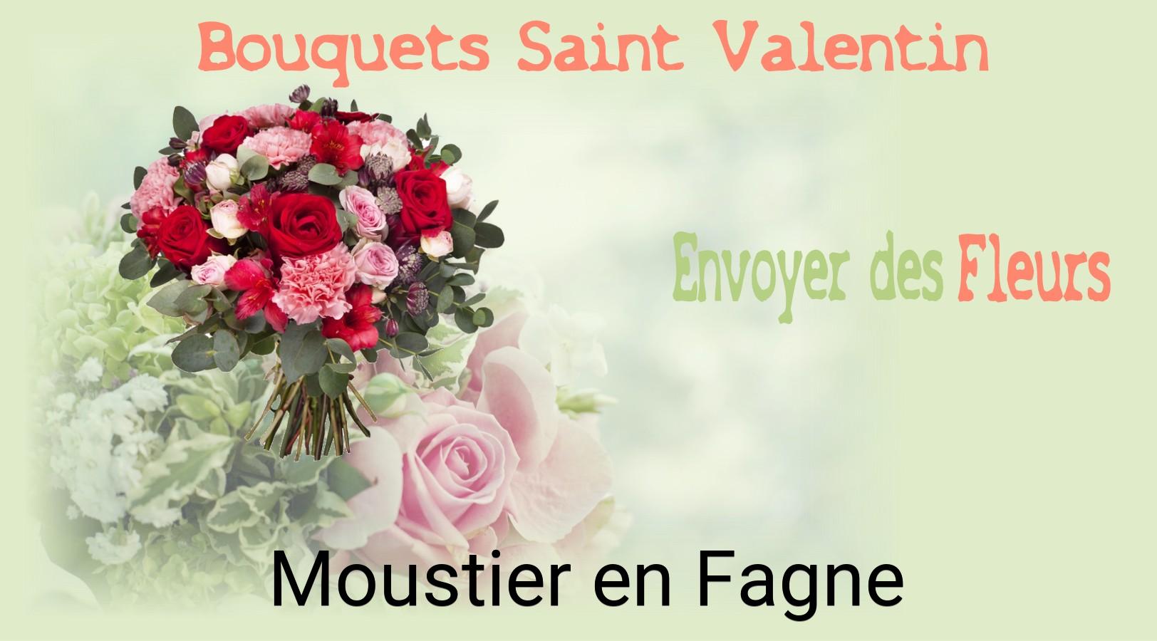 Roses de Saint-Valentin livrées à Moustier-en-Fagne
